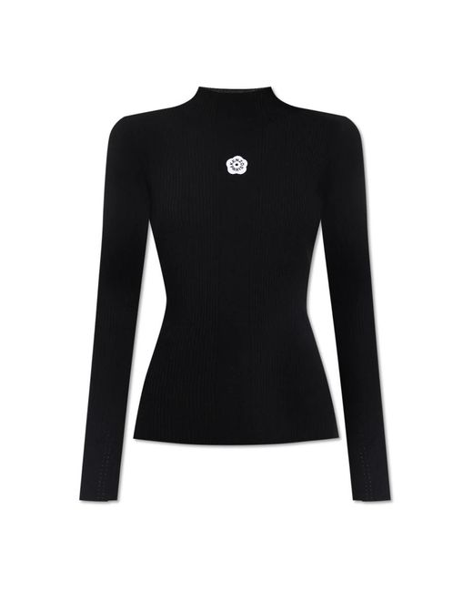 KENZO Black Long Sleeve Tops