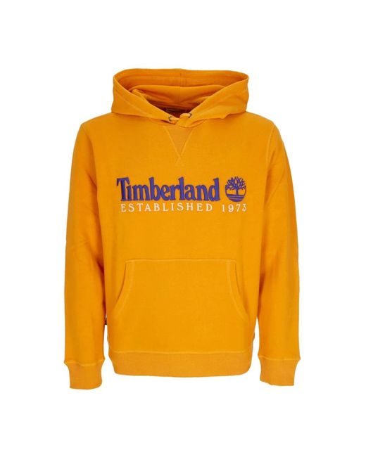 Timberland Yellow Hoodie S/S 50Th Anniversary Est Hoodie for men