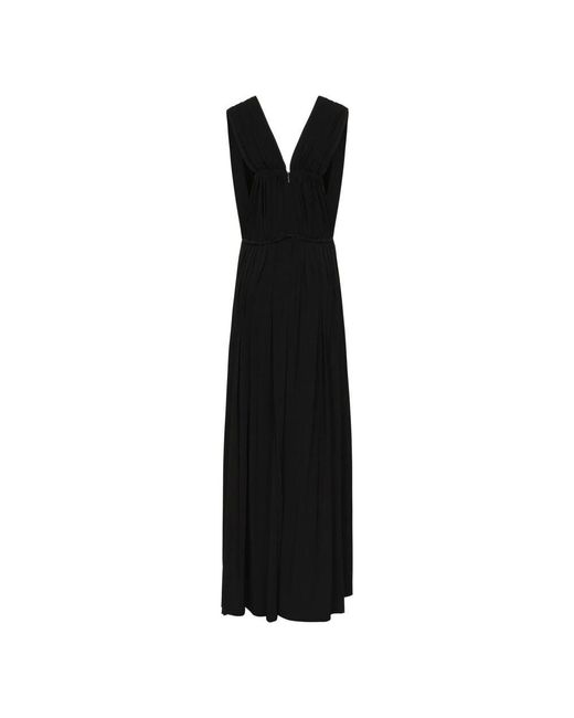 Max Mara Black Schwarzes Walter Kleid