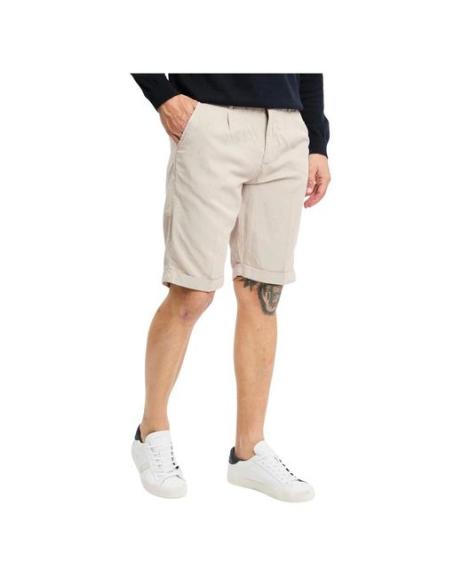 Myths Bermuda Shorts in het Natural voor heren