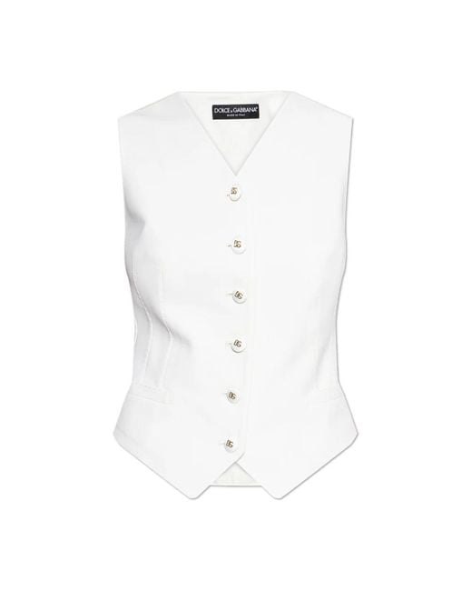 Dolce & Gabbana White Vests