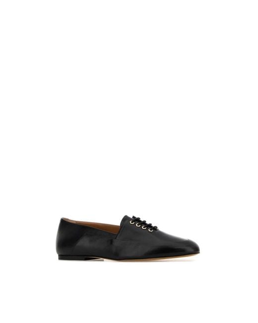 Jil Sander Black Laced Shoes