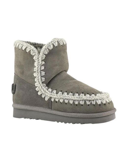 Mou Gray Winter Boots