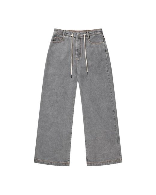 Munthe Gray Straight Jeans