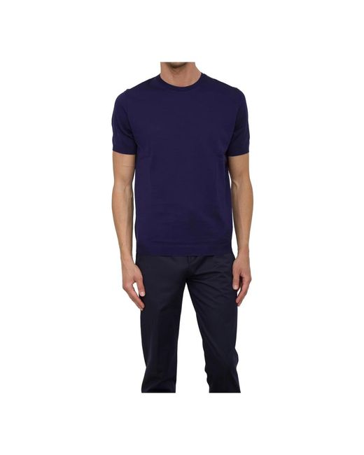 Corneliani Blue T-Shirts for men