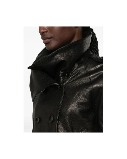 Giorgio Brato Black Leather Jackets