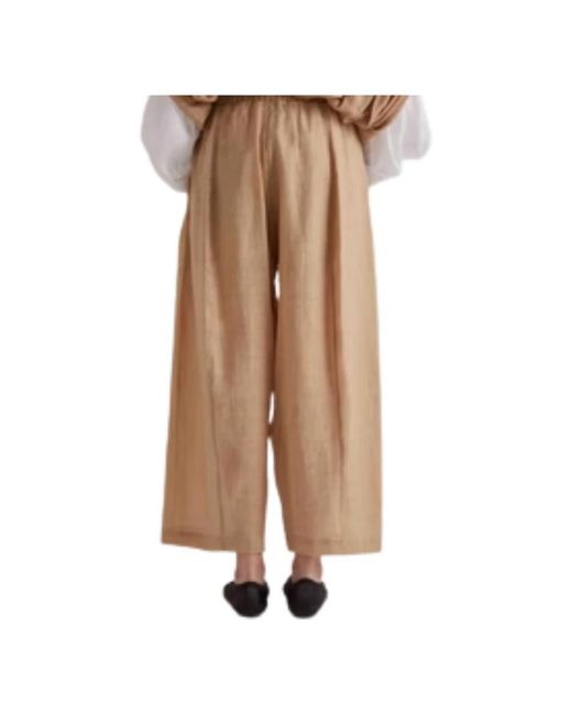 MEIMEIJ Brown Wide Trousers