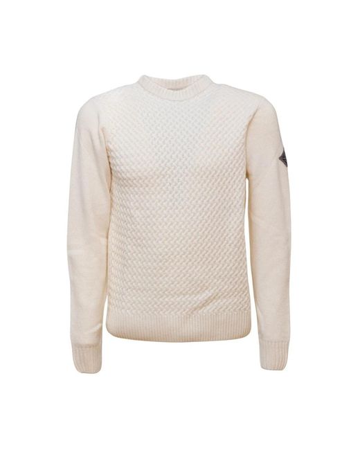 Roy Rogers White Round-Neck Knitwear for men