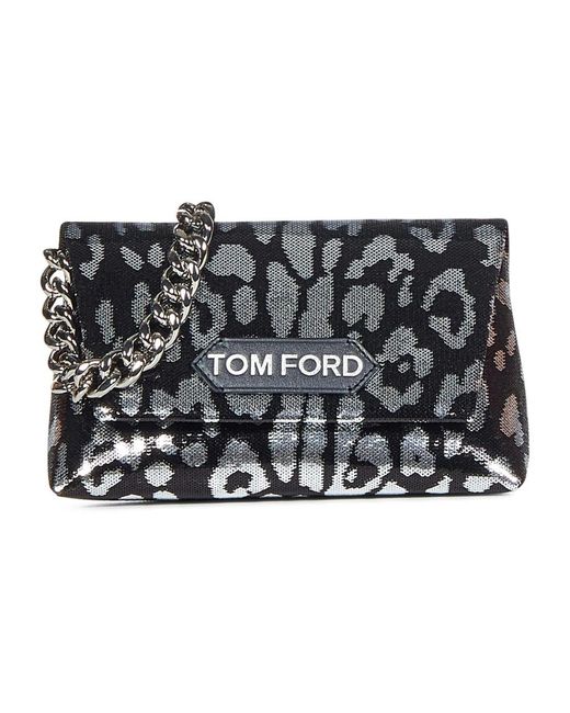 Tom Ford Metallic Shoulder Bags
