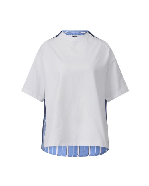 T-Shirts di MSGM in Blue