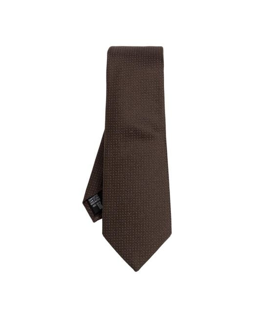 Ties di Giorgio Armani in Brown da Uomo
