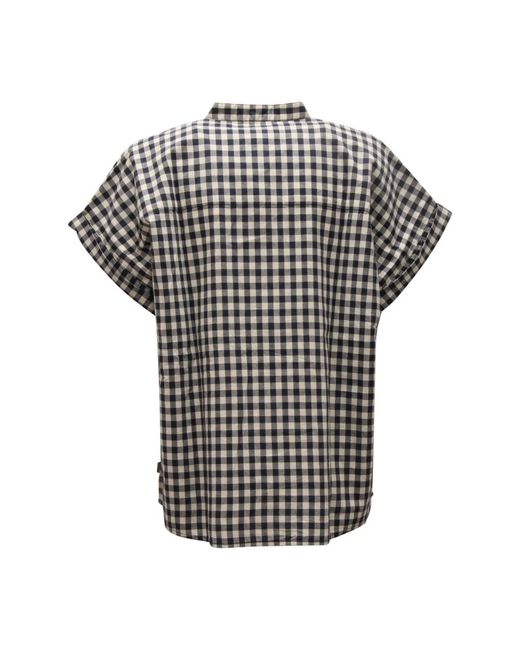 Woolrich Overhemden ,Veelkleurig ,Blauw Buffalo Geruite Blouse in het Black
