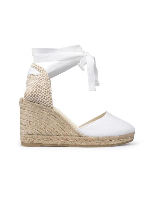 Espadrilles White With Heels