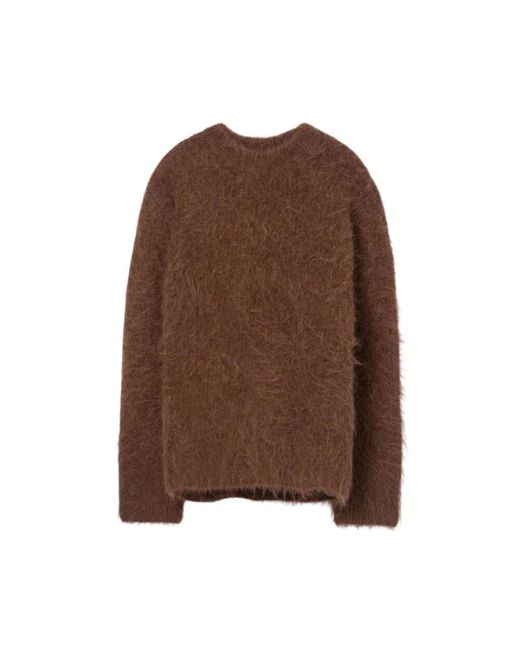 Round-Neck Knitwear Séfr pour homme en coloris Brown