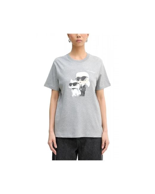 Karl Lagerfeld Gray T-Shirts