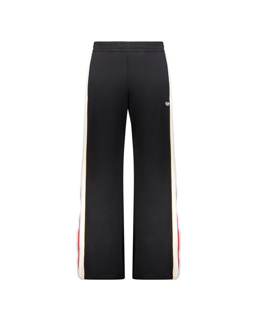 DIESEL Black Wide Trousers for men