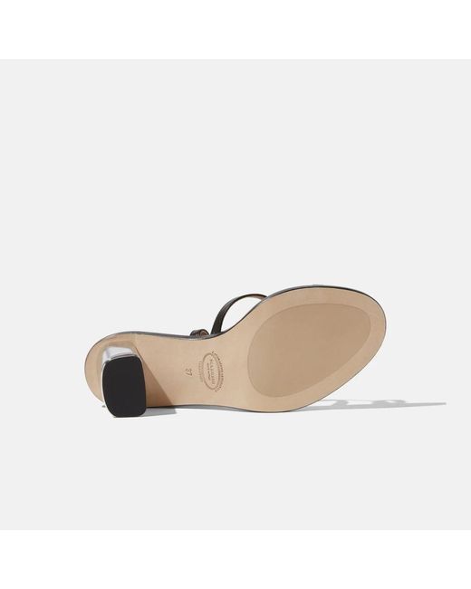 Scarosso Metallic High Heel Sandals