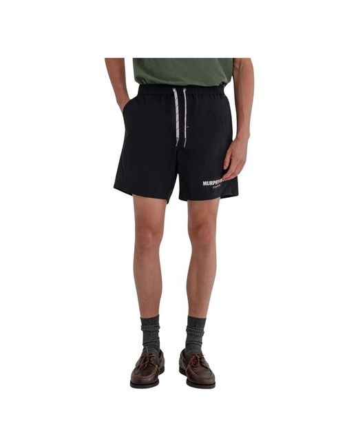Murphy & Nye Black Casual Shorts for men