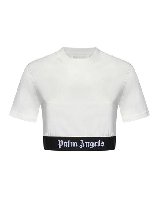 Palm Angels Gray T-Shirts