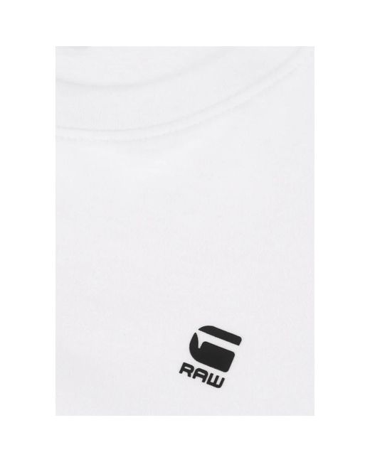 G-Star Tops ,Wit Polo & T-Shirts Lash R T in het White voor heren
