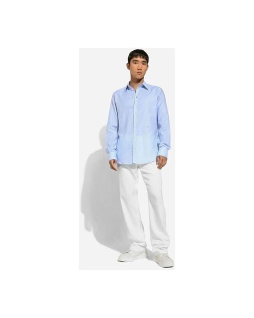 Dolce & Gabbana Blue Casual Shirts for men