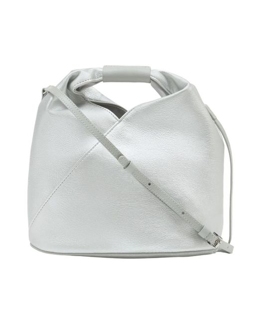 MM6 by Maison Margiela Gray Handbags