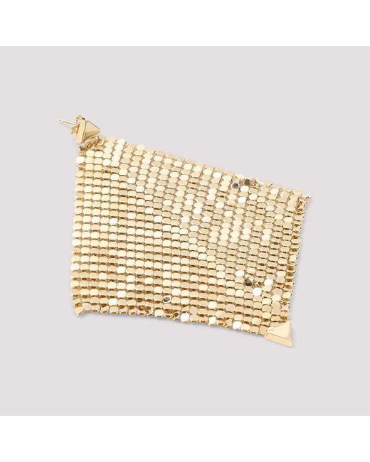 Rabanne Accessoires ,Geel ,Oorbellen in het Metallic