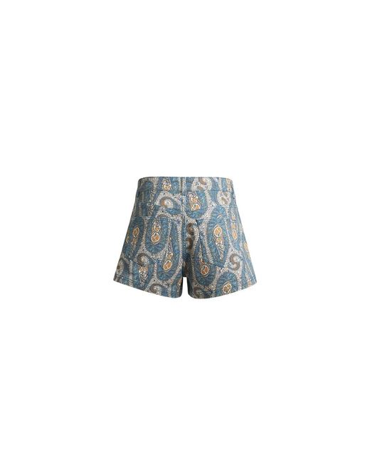 Etro Blue Denim Shorts