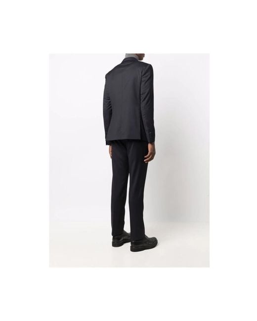 Tagliatore Single Breasted Suit in het Blue voor heren