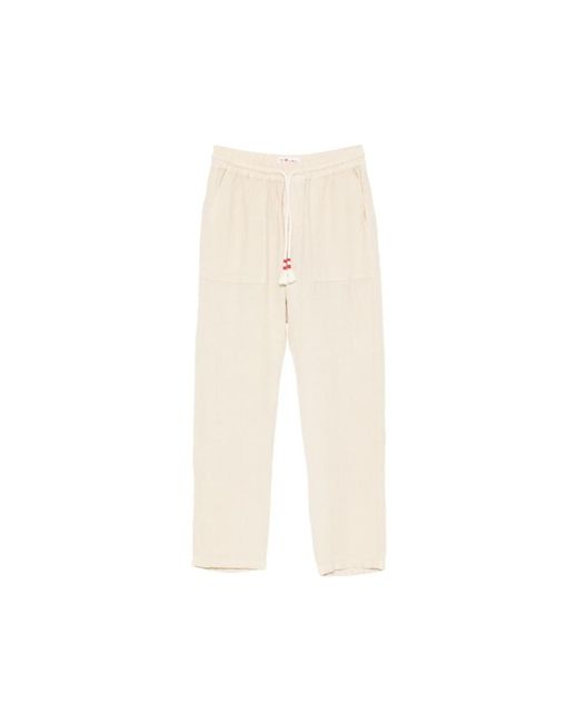 Mc2 Saint Barth Natural Straight Trousers for men