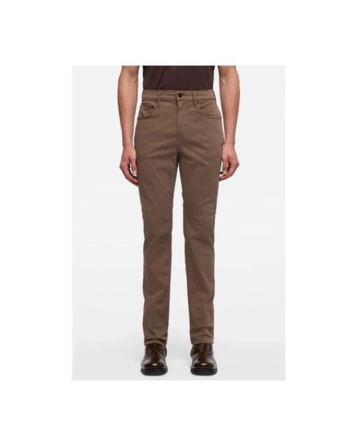 7 For All Mankind Brown Slim Fit Jeans for men