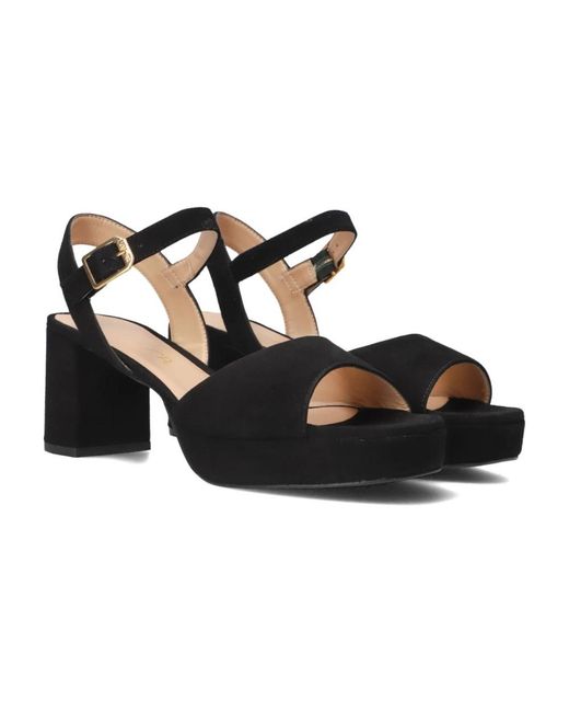 Unisa Black High Heel Sandals