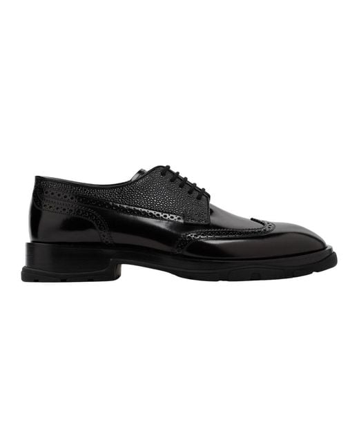 Alexander McQueen Black Business Shoes for men