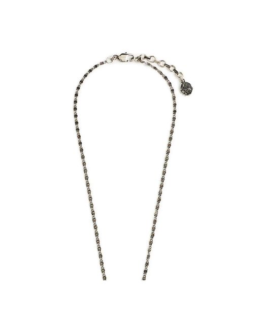McQueen Metallic Necklaces for men