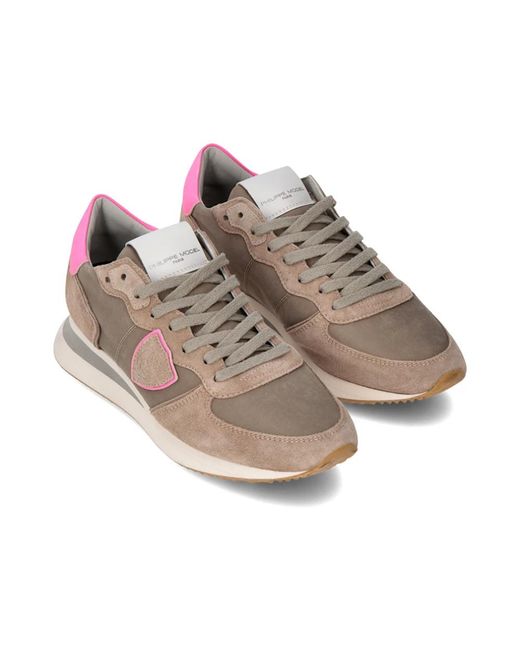 Philippe Model Pink Sneakers
