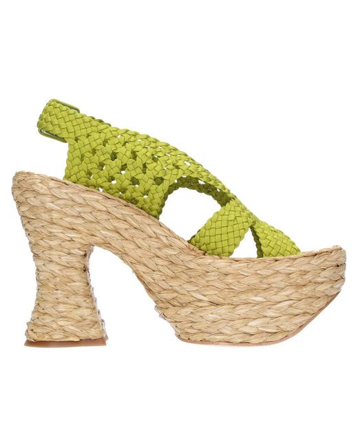 Paloma Barceló High Heel Sandals in het Yellow