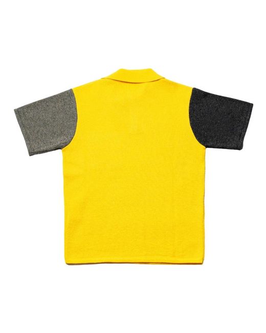 ERL Yellow Polo Shirts for men
