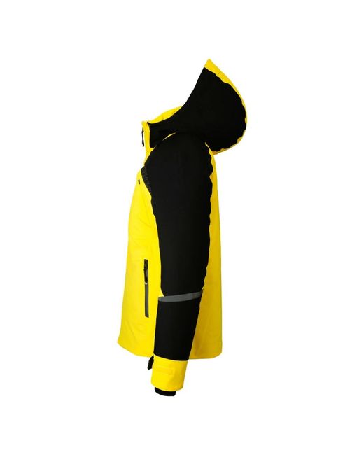 Phenix Fitness ,Geel ,Leer Gestroomlijnde Fvs-Jas in het Yellow voor heren