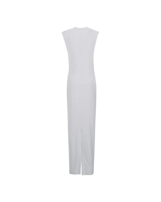 Norma Kamali White Maxi Dresses