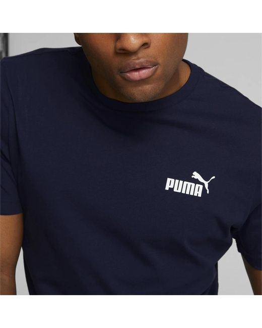 PUMA Essential small logo t-shirt in Blue für Herren