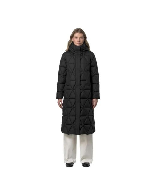 K-Way Black Parkas