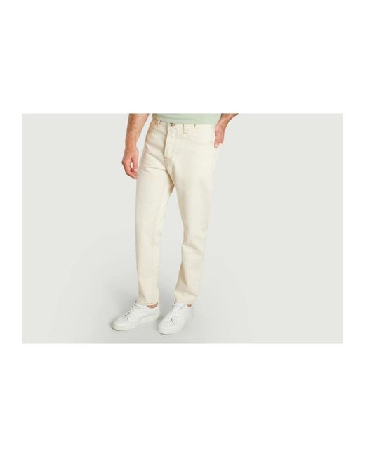 YMC Natural Tapered Trousers for men