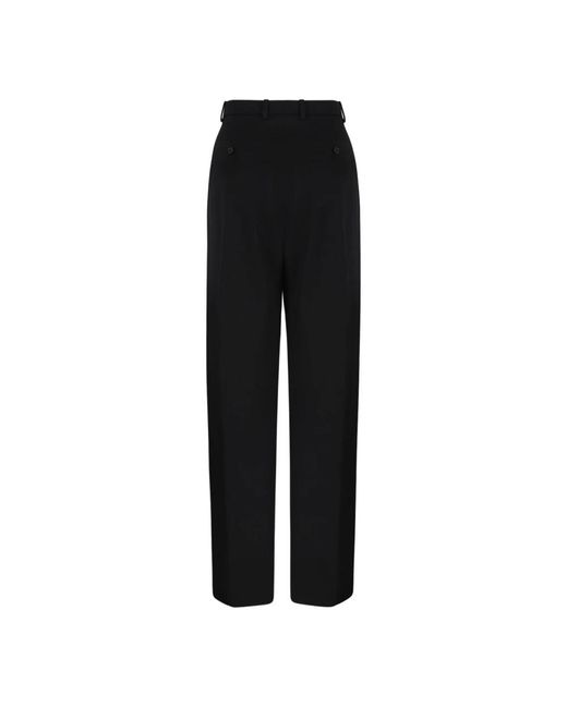 McQueen Black Wide Trousers