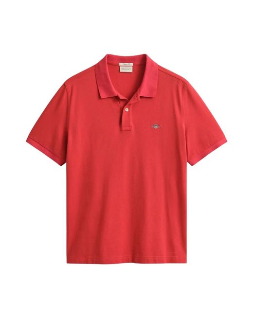 Gant Red Polo Shirts for men