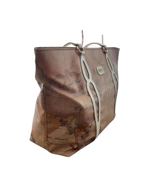 Alviero Martini 1A Classe Brown Shopping Bags