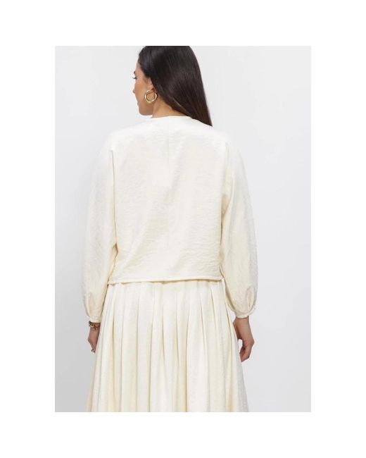RUBY TUESDAY Overhemden ,Wit ,Camell Blouse in het White