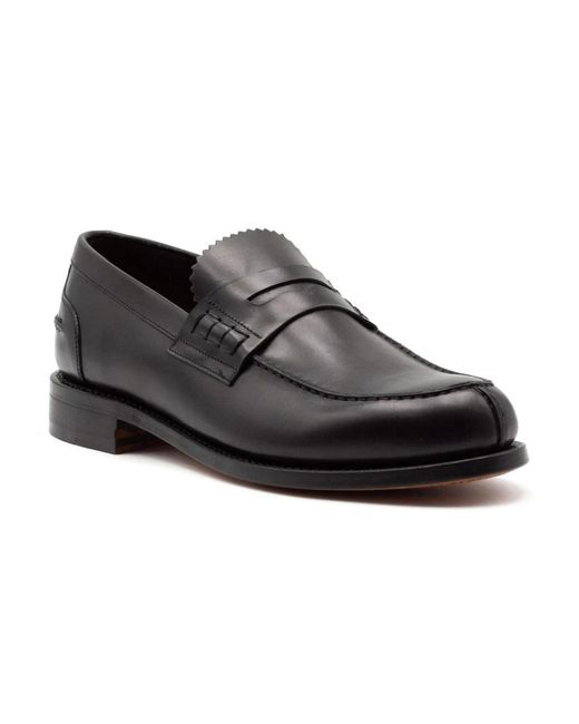 BERWICK  1707 Black Loafers for men