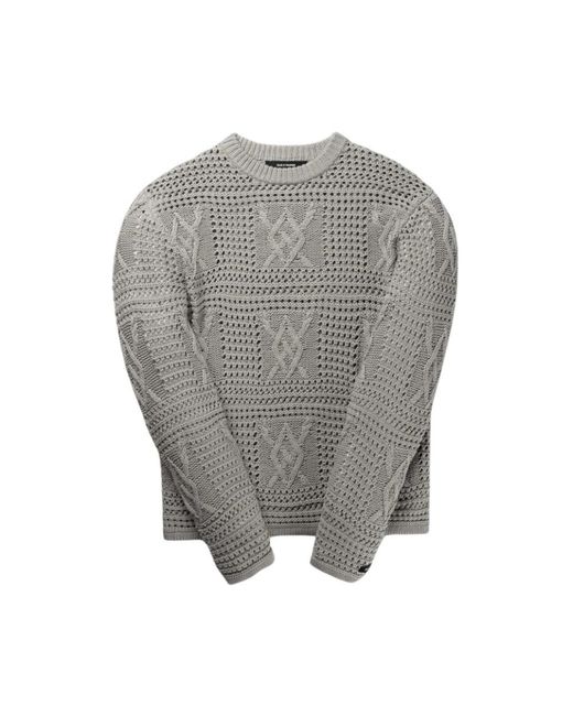 Daily Paper Gray Round-Neck Knitwear for men