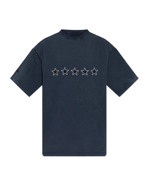 Balenciaga Blue T-Shirts for men