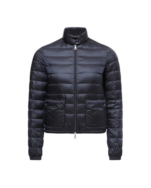 Moncler Blue Lans Short Down Jacket